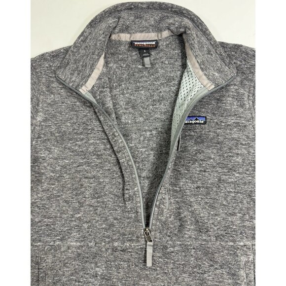 Patagonia Mens Synchilla Marsupial Jacket 1/2 Zip Fleece Pullover Sz Small Gray - Picture 3 of 10